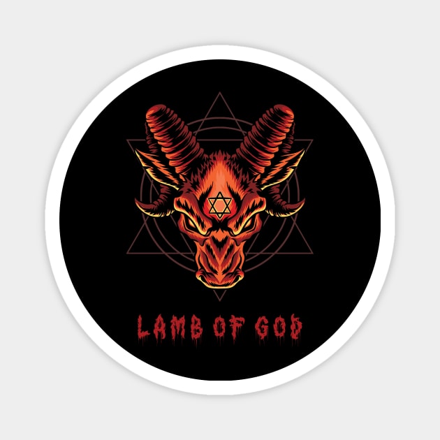 Lamb Of God GOAT Magnet by SimplyToxic